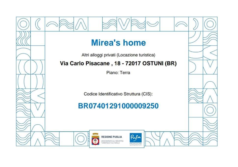 Mirea'S Home Остуни Екстериор снимка